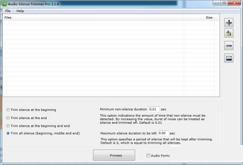 Audio Silence Trimmer Pro
